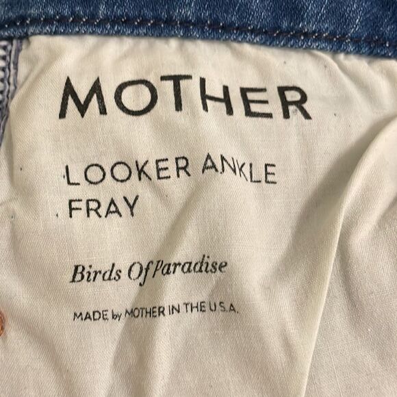 Mother The Looker Ankle Fray Brids of Paradise jeans - Picture 6 of 9
